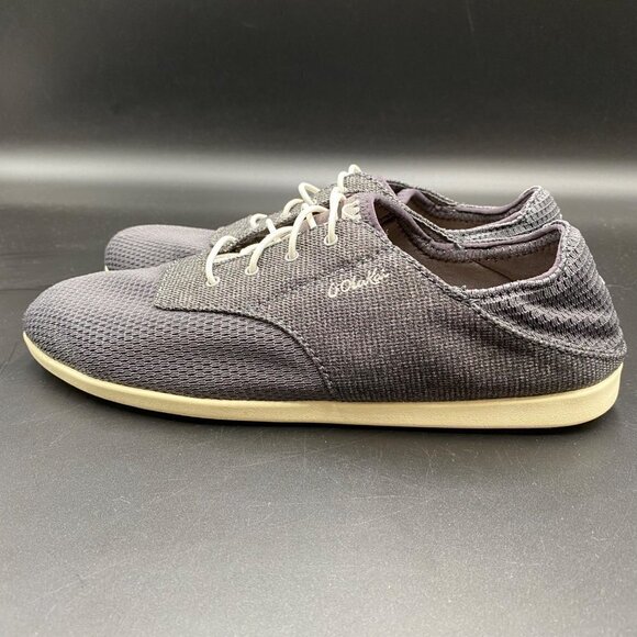 Olukai Waialua Lace Grey Slip-On Sneakers Women's Size 8.5 Gray/Pavement - Picture 7 of 11